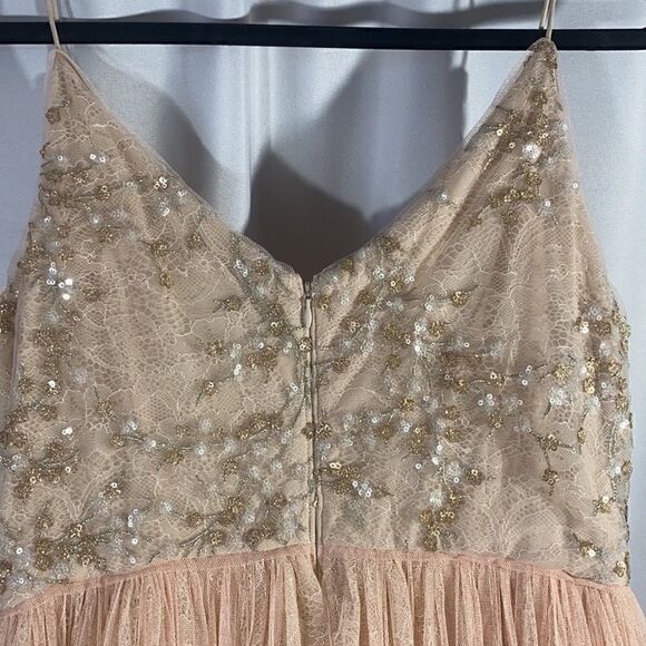 BHLDN BY ADRIANNA PAPELL CUNY DRESS NEW ROSE SIZE 12 - Picture 9 of 11
